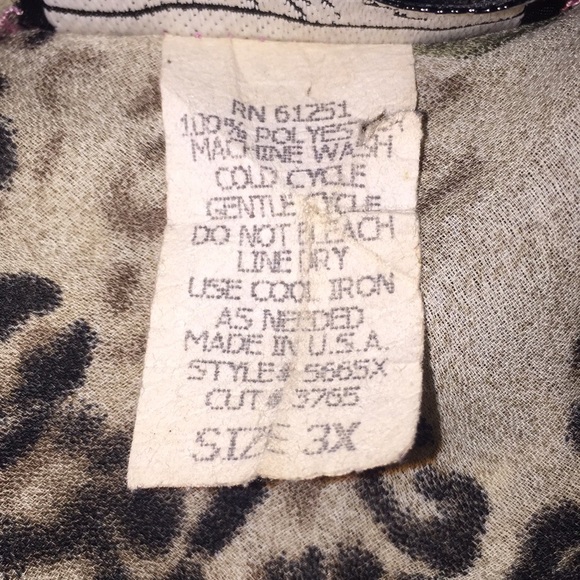 ❤️ RIKKI J NEW YORK SemiSheer A-Sym 3/4BellSleeve - Picture 4 of 5